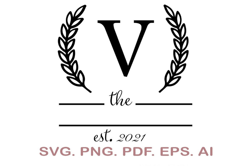Split Letter SVG, Letter V SVG, Split Monogram SVG, Split Frame Alphabet, Split Alphabet SVG, Split Font SVG SVG MagicDesignUS 