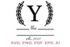 Split Letter SVG, Letter Y SVG, Split Monogram SVG, Split Frame ...