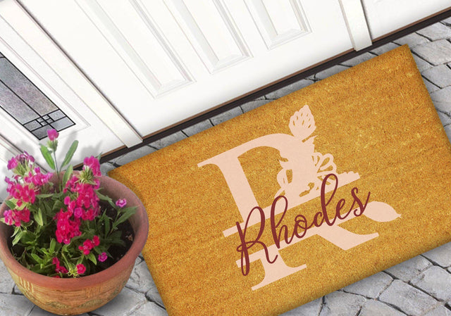 Split Monogram Floral Alphabet SVG Design Set SVG So Fontsy Design Shop 