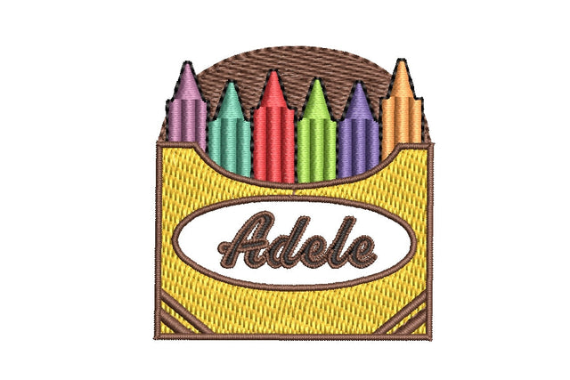 Split pencils embroidery design, Back to school embroidery, 4 sizes. Embroidery/Applique DESIGNS ArtEMByNatalia 