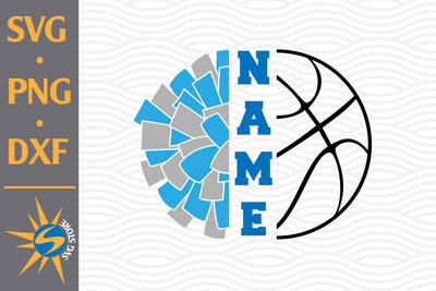 Split Pom Pom Basketball SVG, PNG, DXF Digital Files Include SVG SVGStoreShop 