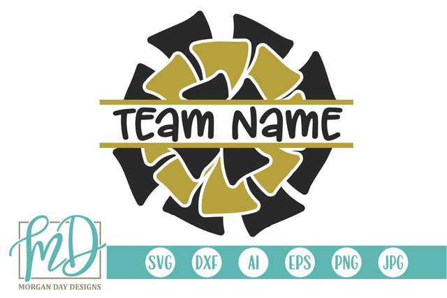 Split Pom Pom SVG Morgan Day Designs 
