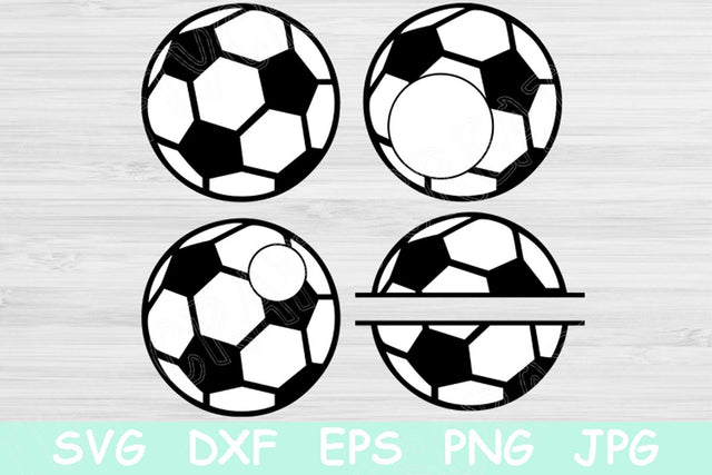 Split Soccer Svg Files for Athlete Tee. Soccer Ball Svg Dxf Cut Files for Cricut and Silhouette. Soccer Monogram Svg Team Vector Designs. SVG TiffsCraftyCreations 
