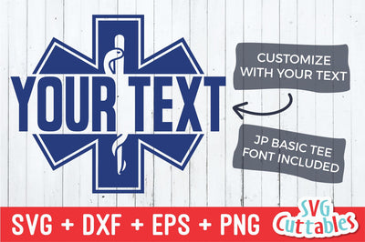 Split Star of Life SVG Svg Cuttables 