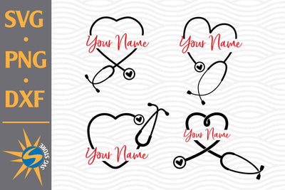 Split Stethoscope SVG, PNG, DXF Digital Files Include SVG SVGStoreShop 