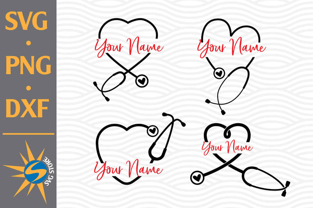 Split Stethoscope SVG, PNG, DXF Digital Files Include SVG SVGStoreShop 