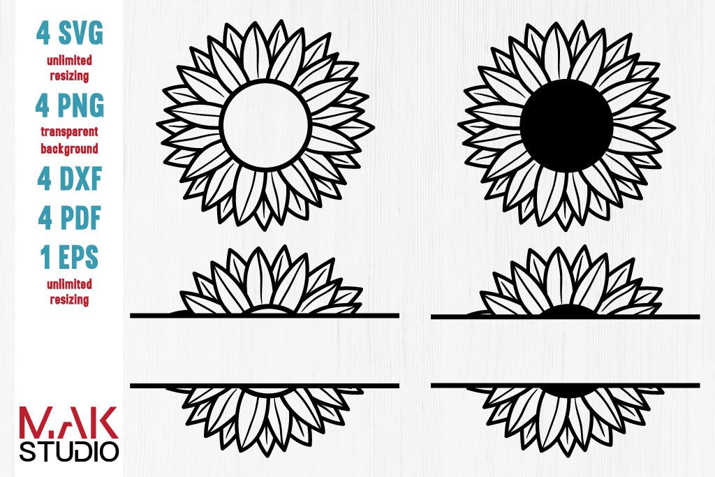 FREE} Split Flower and Leaf Monogram SVG - Sunshine and Munchkins