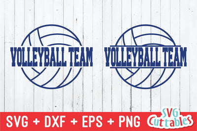 Split Volleyball SVG Svg Cuttables 