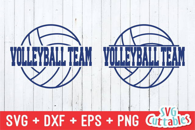Split Volleyball SVG Svg Cuttables 