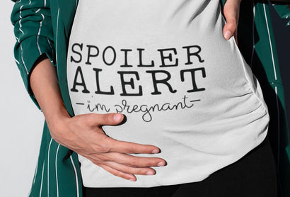 Spoiler Alert: I'm Pregnant SVG | So Fontsy SVG So Fontsy Design Shop 