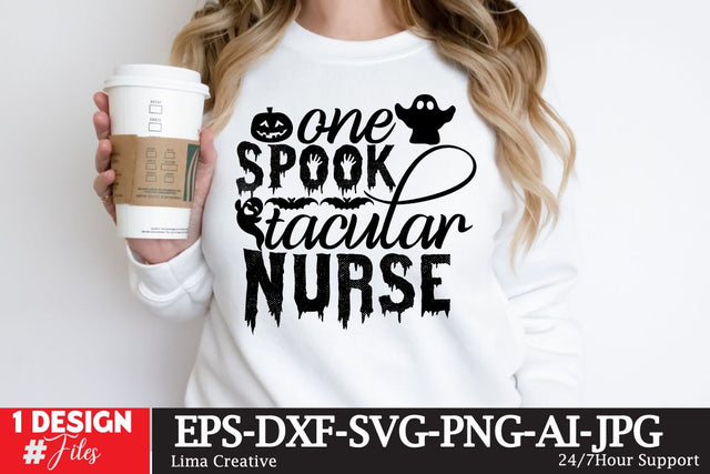 Spook Tacular Nirse SVG Cute File SVG Insomnia Std 