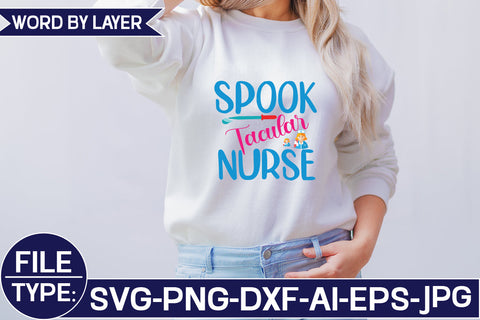 Spook Tacular Nurse SVG Cut File SVG Studio Innate 