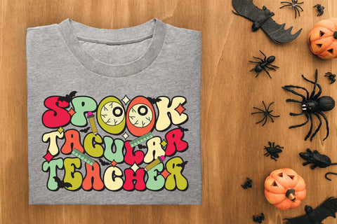 Spook Tacular Teacher PNG Sublimation Sublimation CraftLabSVG 