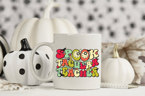 Spook Tacular Teacher PNG Sublimation Sublimation CraftLabSVG 