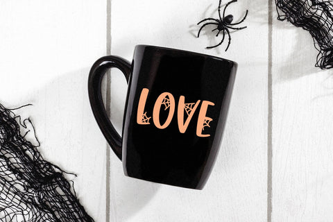 Spooked - Halloween Spider Web Font Font KA Designs 