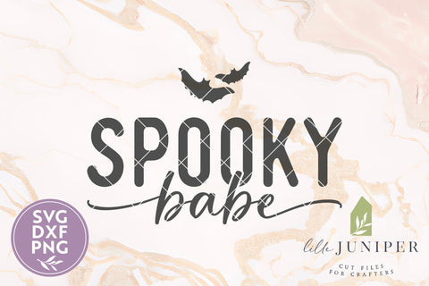 Spooky Babe, Halloween Bats SVG SVG LilleJuniper 
