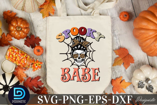 Spooky babe, Halloween Sublimation SVG Design Sublimation DESIGNISTIC 