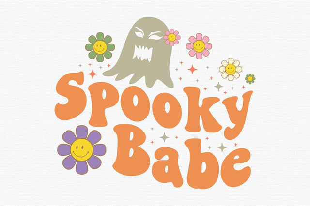 Spooky Babe Halloween SVG Design SVG designartist 