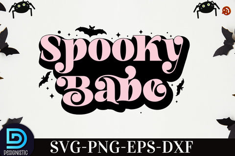 Spooky Babe, Halloween SVG Design SVG DESIGNISTIC 