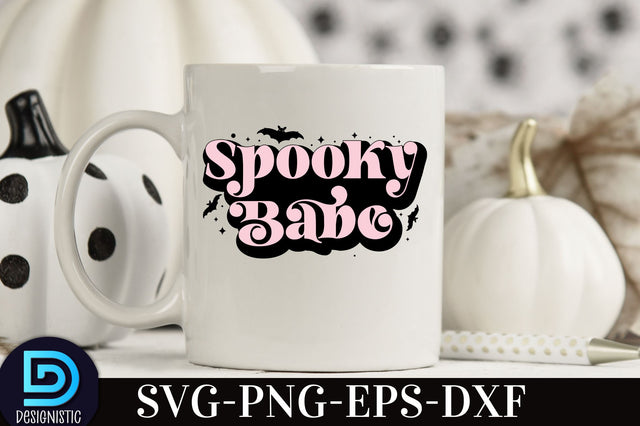 Spooky Babe, Halloween SVG Design SVG DESIGNISTIC 