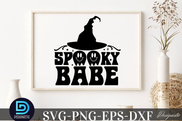 Spooky babe, Halloween SVG SVG DESIGNISTIC 