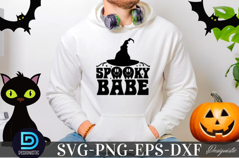 Spooky babe, Halloween SVG SVG DESIGNISTIC 
