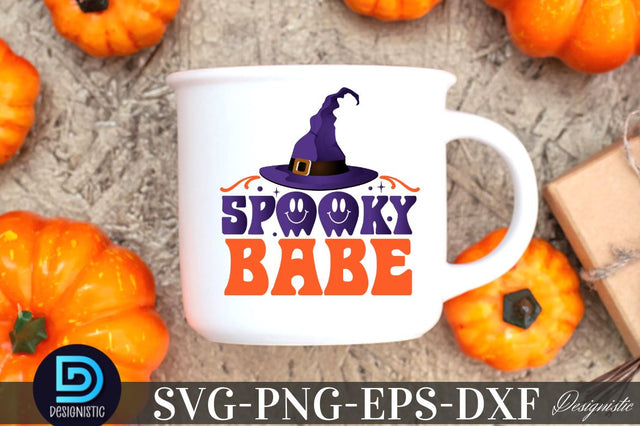 Spooky babe, Halloween SVG SVG DESIGNISTIC 