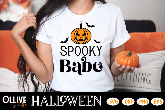 Spooky Babe Halloween SVG SVG Ollive Studio 