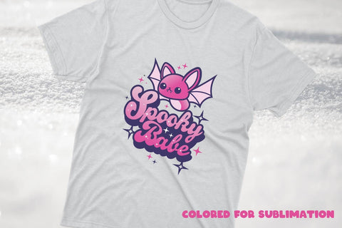 Spooky babe pink halloween svg and sublimation SVG dadan_pm 