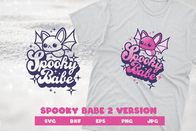 Spooky babe pink halloween svg and sublimation SVG dadan_pm 