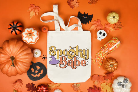 Spooky Babe PNG | Retro Halloween Sublimation Sublimation CraftLabSVG 
