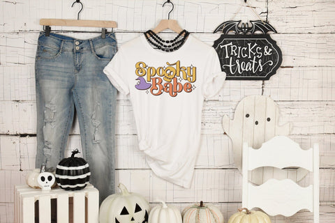 Spooky Babe PNG | Retro Halloween Sublimation Sublimation CraftLabSVG 