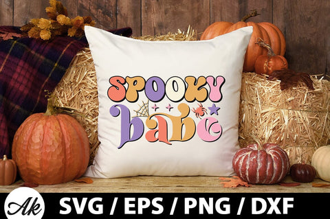 Spooky babe Retro SVG SVG akazaddesign 