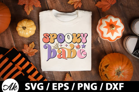 Spooky babe Retro SVG SVG akazaddesign 