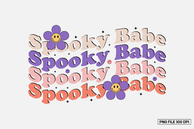 Spooky Babe sublimation design Sublimation designmaster24 