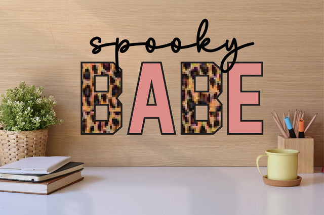 Spooky Babe sublimation Sublimation SVGista 
