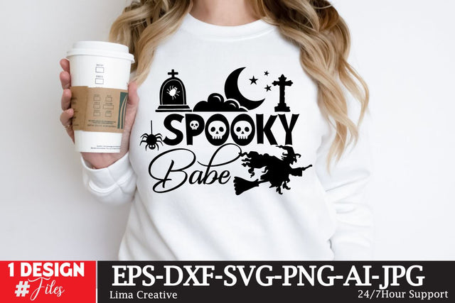 Spooky Babe SVG Cute File SVG Insomnia Std 
