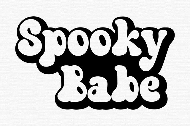 Spooky Babe SVG Design SVG designartist 