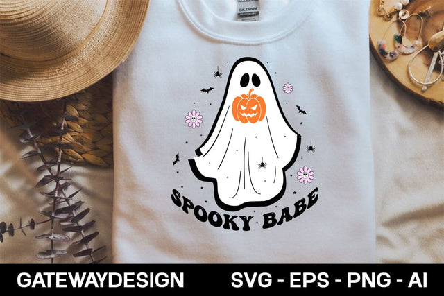 Spooky Babe Svg Design SVG designmaster24 