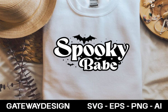 Spooky Babe Svg Design SVG designmaster24 