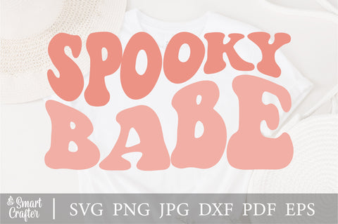 Spooky Babe SVG, halloween svg, halloween svg files for cricut, halloween svg files, halloween svg for shirts,Halloween saying SVG Fauz 