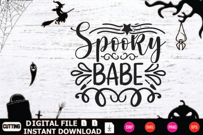 Spooky Babe SVG Shahin alam 