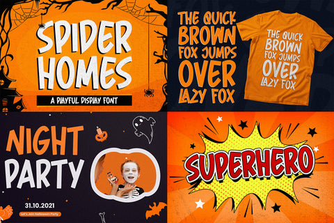 Spooky Bundle | 17 Halloween Fonts Font Alpaprana Studio 