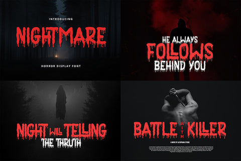 Spooky Bundle | 17 Halloween Fonts Font Alpaprana Studio 