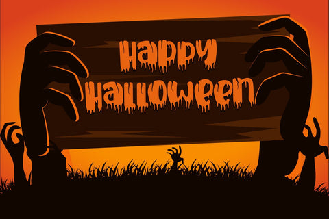 Spooky Christmas Font Stefani Letter 