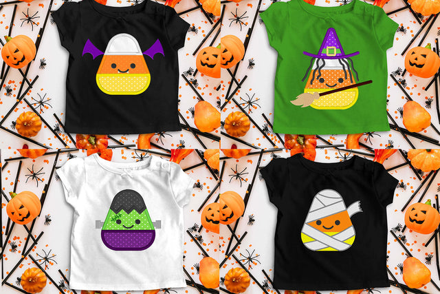 Spooky Costumed Candy Corn Halloween Applique Embroidery Bundle Embroidery/Applique DESIGNS Risa Rocks It 