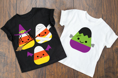 Spooky Costumed Candy Corn Halloween SVG Bundle SVG Risa Rocks It 