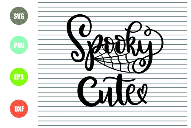 Spooky Cute - Halloween SVG PNG DXF EPS Cut Files SVG Artstoredigital 
