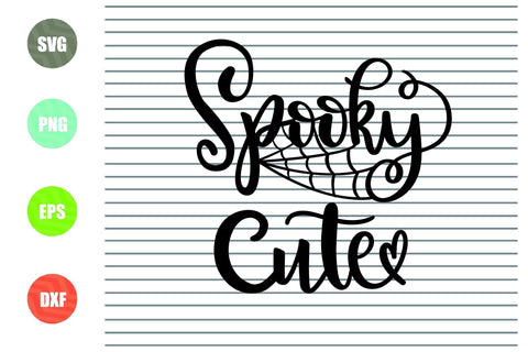 Spooky Cute - Halloween SVG PNG DXF EPS Cut Files SVG Artstoredigital 