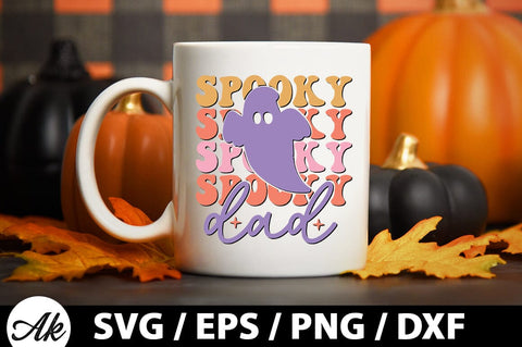 Spooky dad Retro SVG SVG akazaddesign 